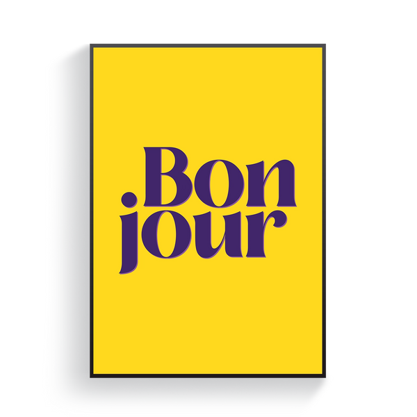 Bonjour Poster