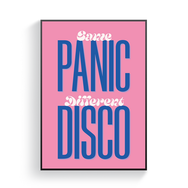 Same Panic Different Disco Poster