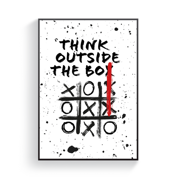 Think Outside The Box Poster